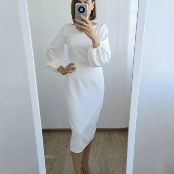 Backless Midi Dress - Picture 8 of 16